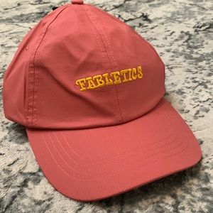 Fabletics Coral Cap with Yellow Logo
